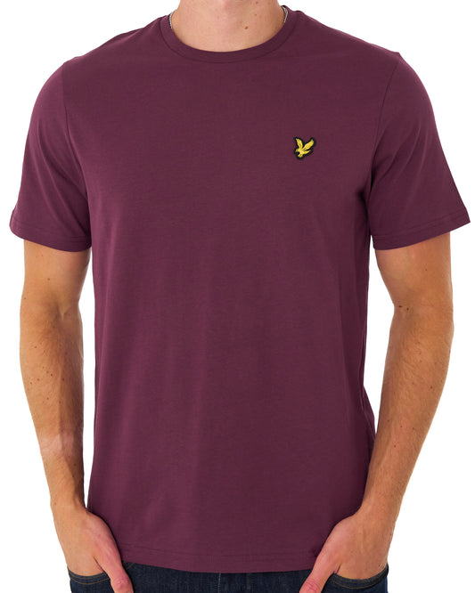 Lyle And Scott Lyle & Scott T Shirt Noir Plum
