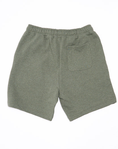 Lyle & Scott Tri Marl Sweat Shorts Khaki Green