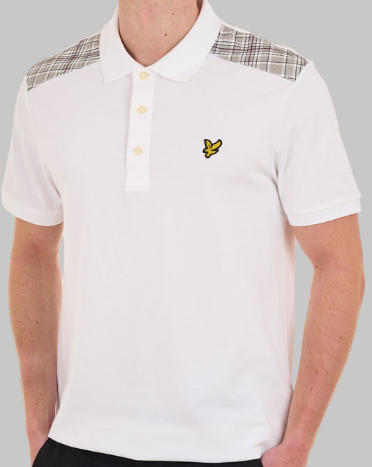 Lyle And Scott Lyle & Scott Polohemd mit Karomuster, Weiß