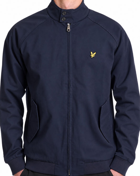 Lyle And Scott Lyle & Scott Baumwoll-Harrington-Jacke, Dunkelblau