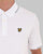 Lyle & Scott Poloshirt mit feinen Spitzen, Weiß