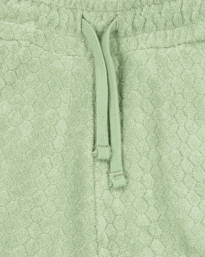 Lyle & Scott Honeycomb Frottee-Shorts, Salbeigrün