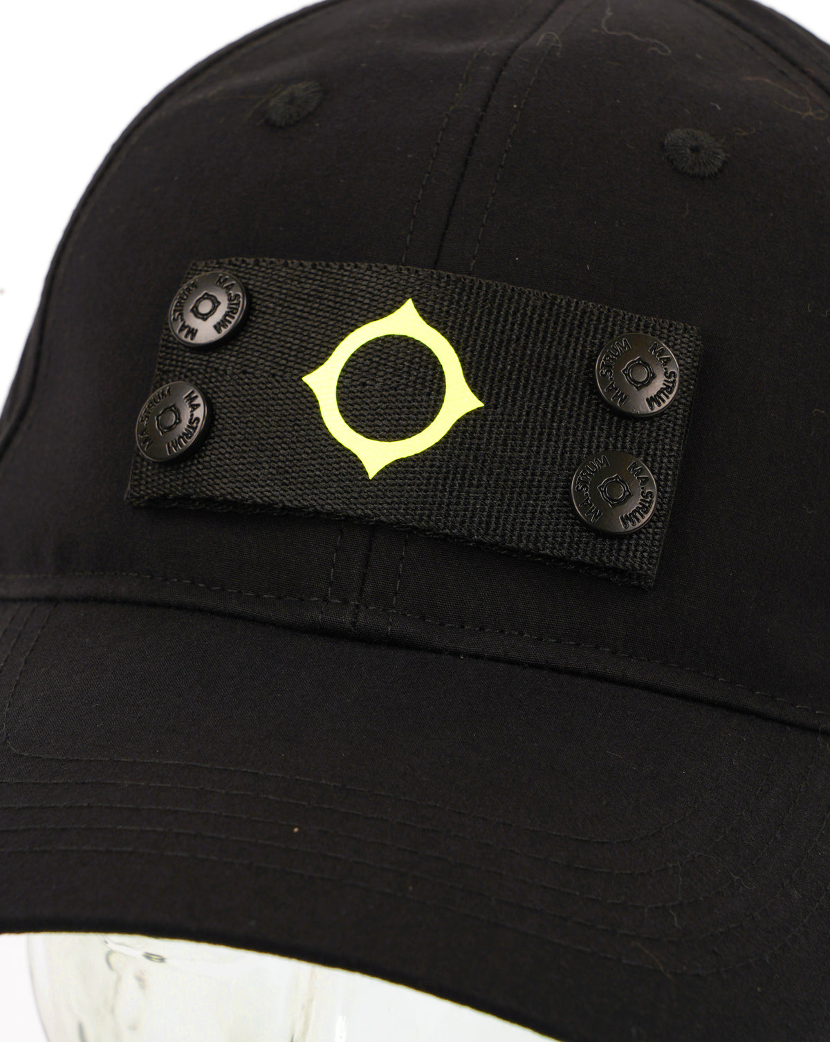 MA.STRUM Badge Baseball Cap Black