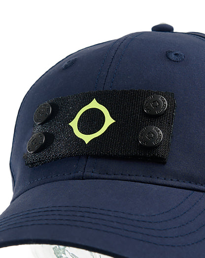 MA.STRUM Badge Baseball Cap Ink Navy