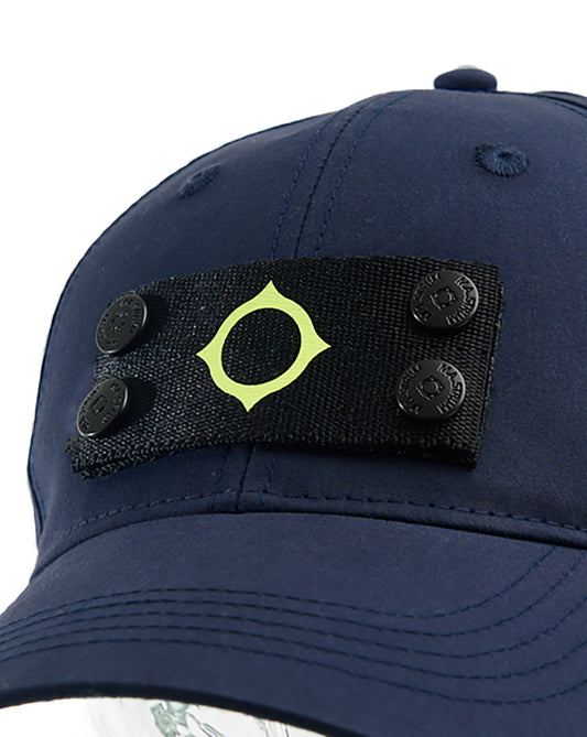 Ma.Strum MA.STRUM Badge Baseball Cap Ink Navy