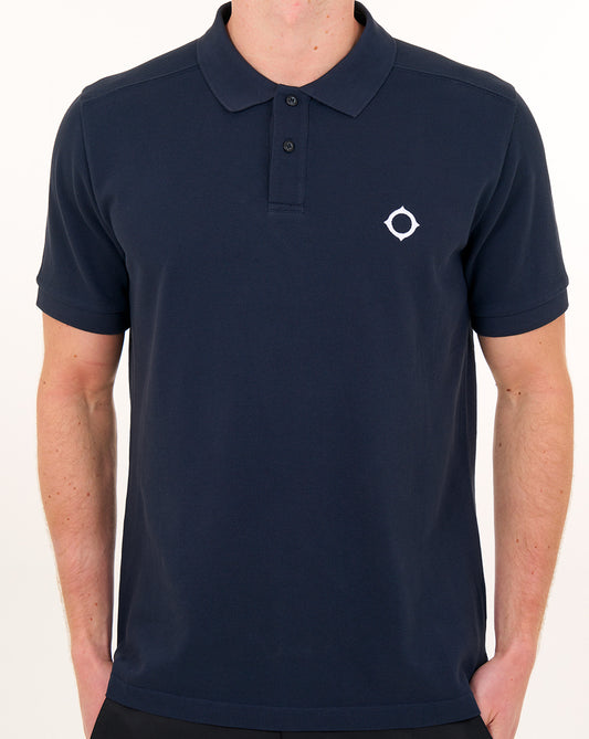 Ma.Strum MA.STRUM Piqué-Polohemd, Tintenblau