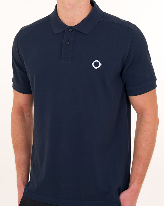 Ma.Strum MA.STRUM Piqué-Polohemd, Tintenblau
