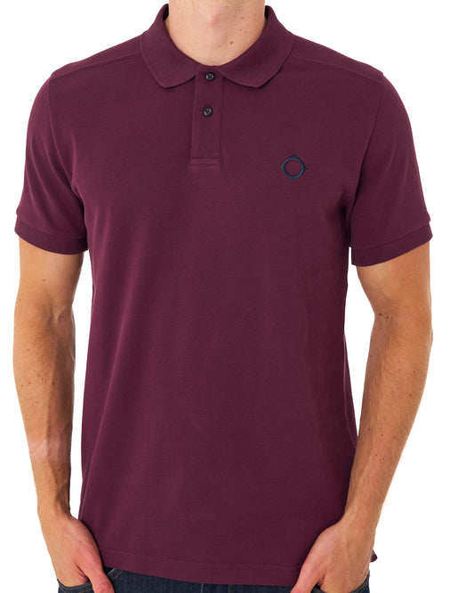 Ma.Strum MA.STRUM Pique Polo Wine