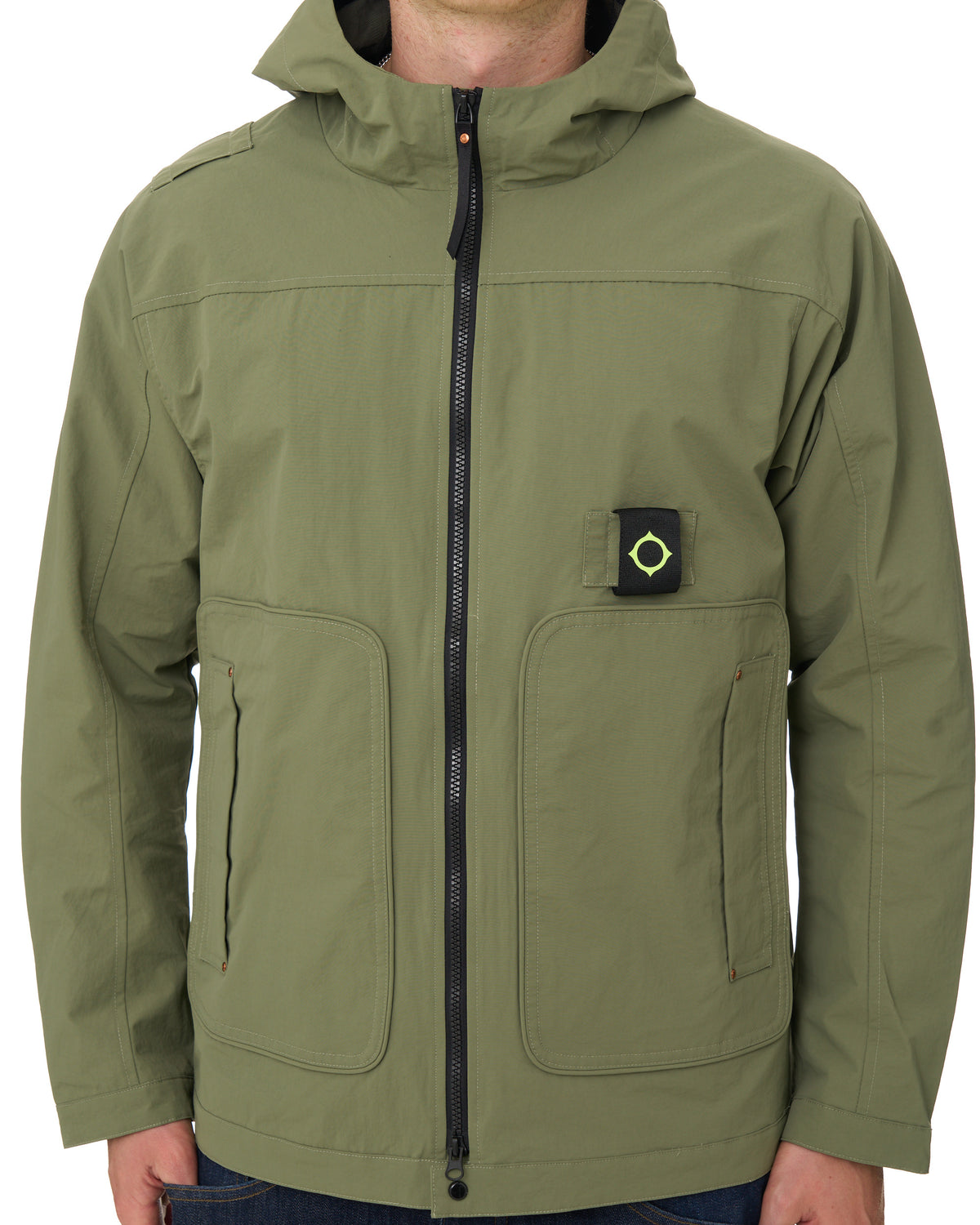 MA.STRUM Velum Runner Jacket Bronze Green
