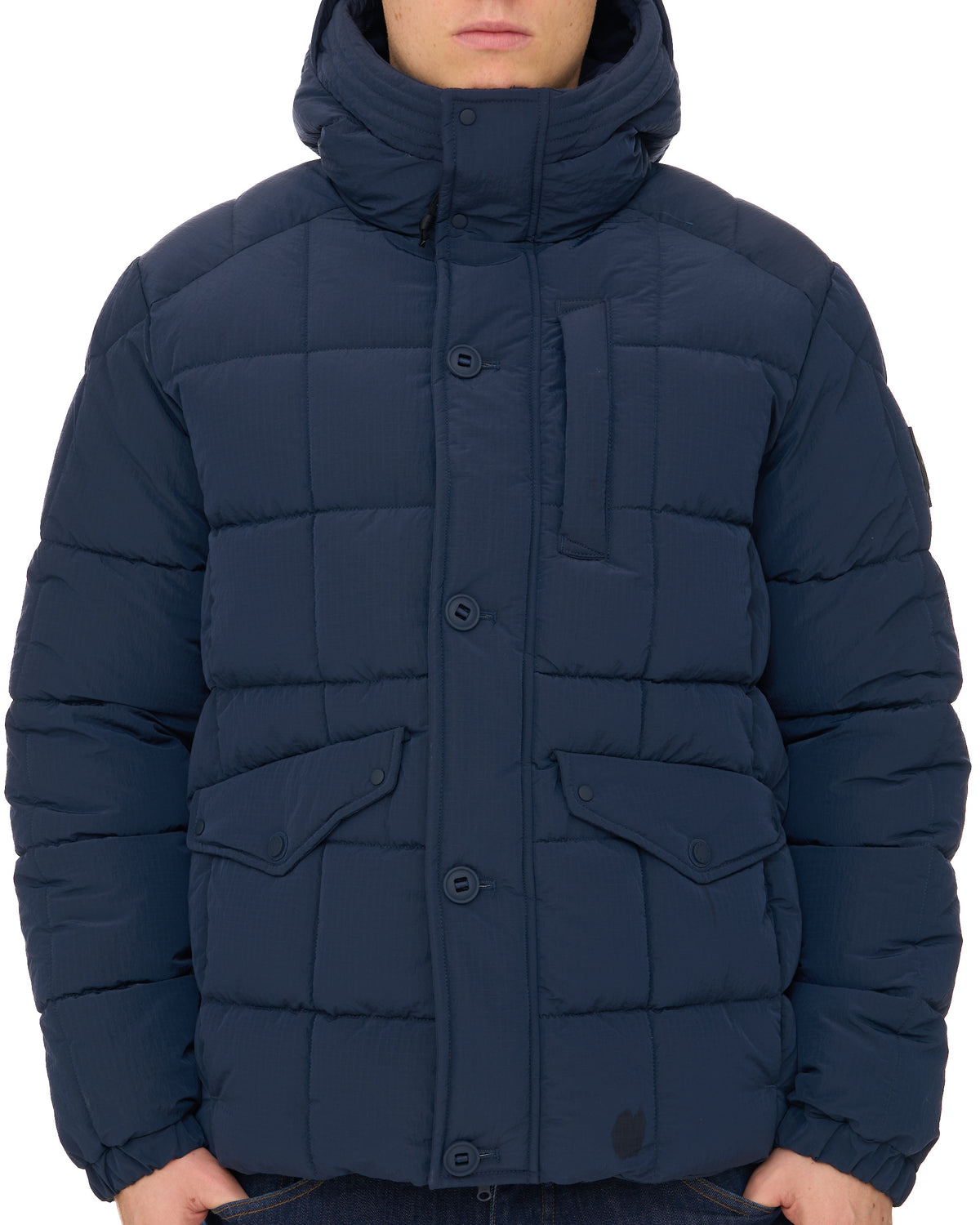 Marshall Artist Coniston Bubble Jacket Navy