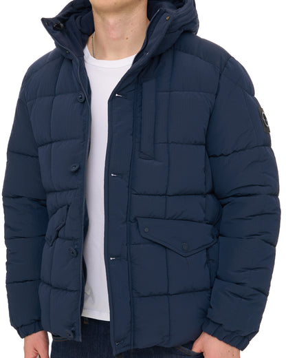 Marshall Artist Coniston Bubble Jacket Navy