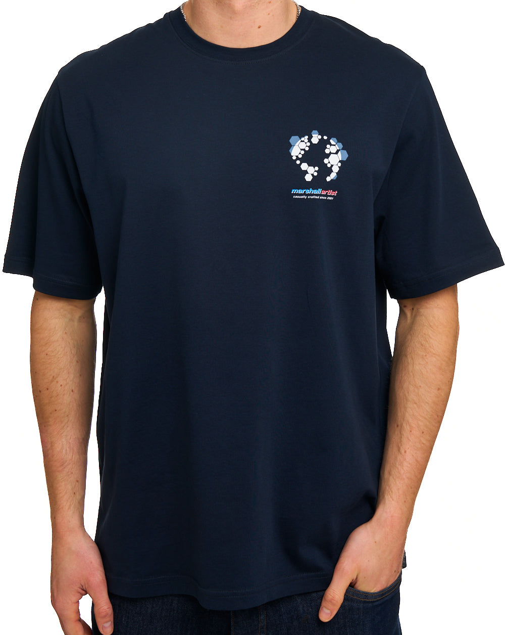 Marshall Artist New World Order T-Shirt Navy