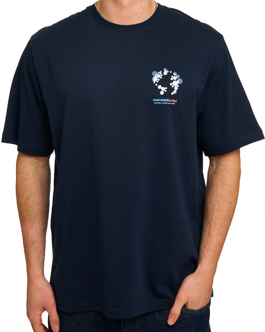 Marshall Artist New World Order T-Shirt Navy