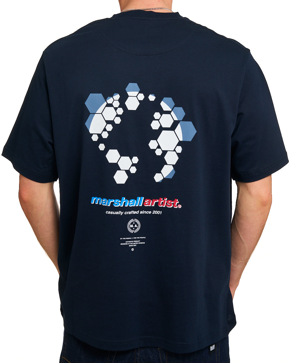 Marshall Artist New World Order T-Shirt Navy