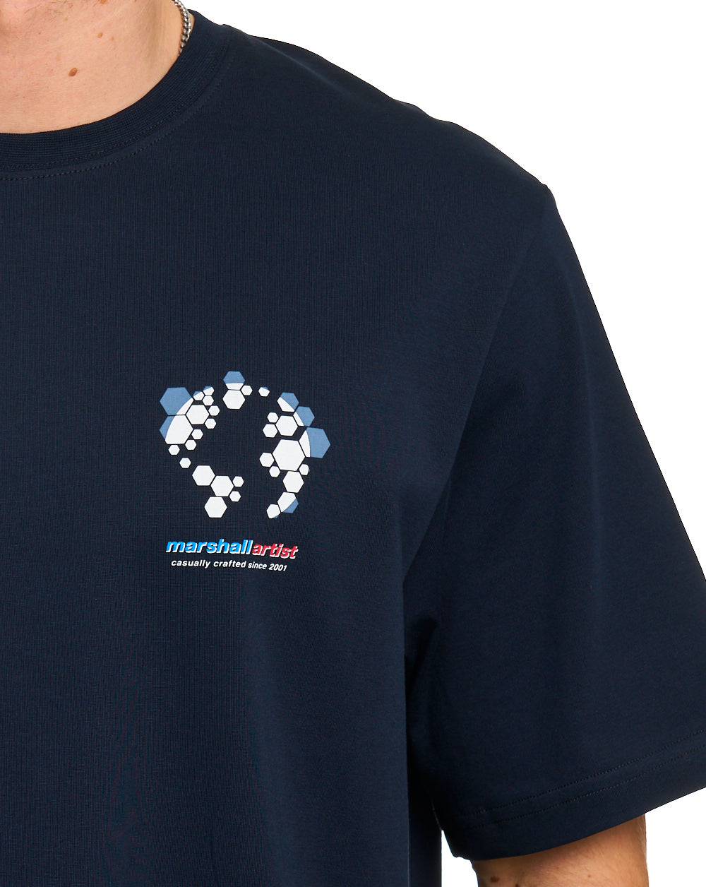 Marshall Artist New World Order T-Shirt Navy