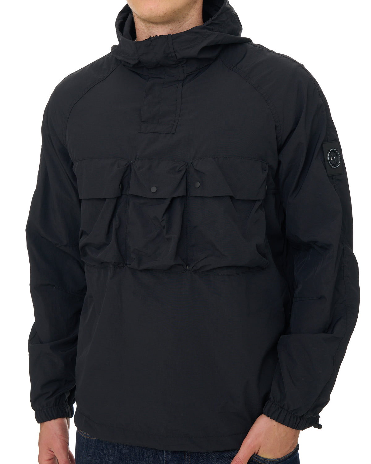 Marshall Artist Sefton 1/4 Zip Jacket Black
