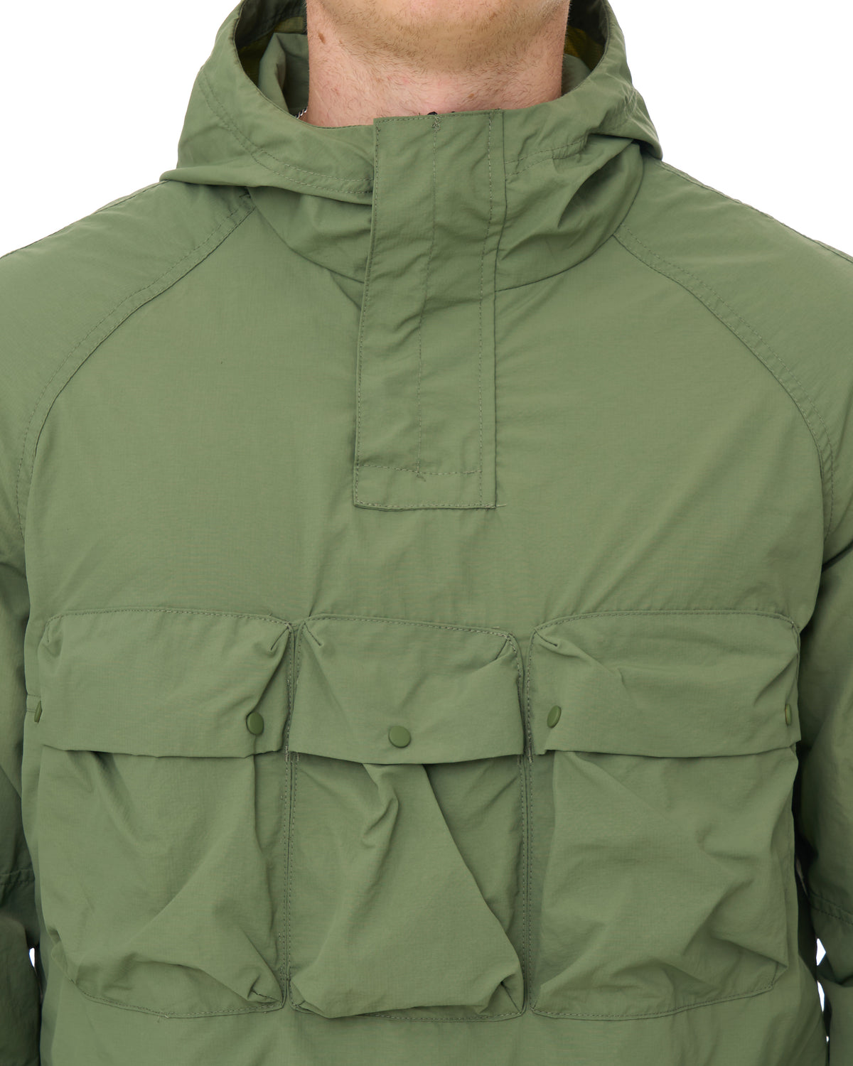 Marshall Artist Sefton 1/4 Zip Jacket Khaki Green
