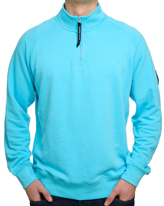 Marshall Artist Siren 1/4 Zip Sweat Cyan