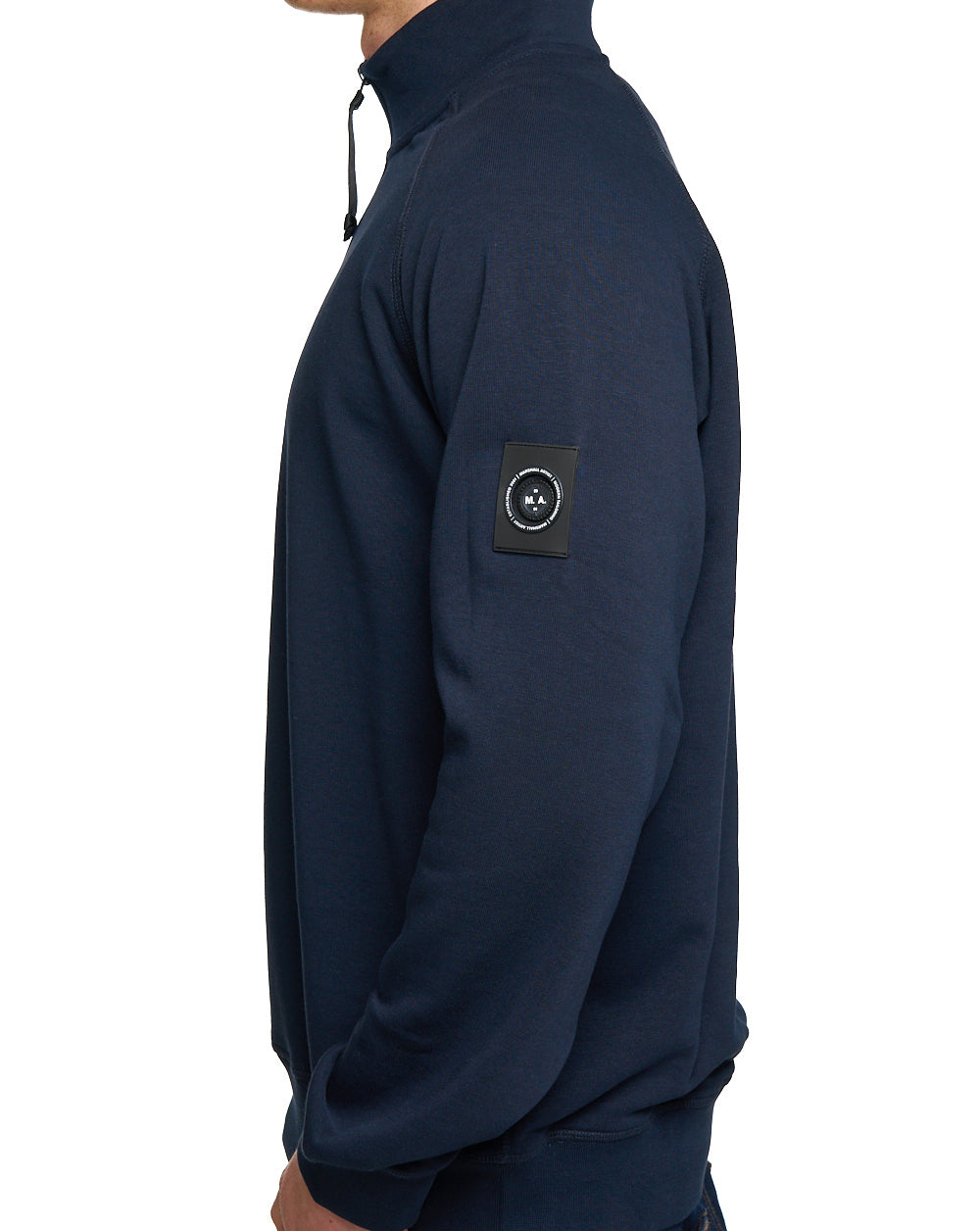 Marshall Artist Siren Sweatshirt mit Viertelreißverschluss, Marineblau