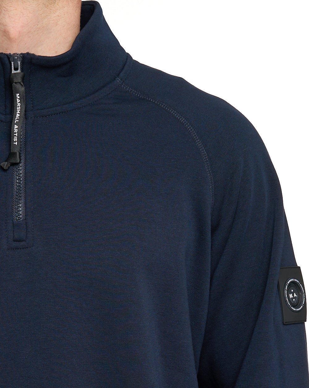 Marshall Artist Siren 1/4 Zip Sweat Navy