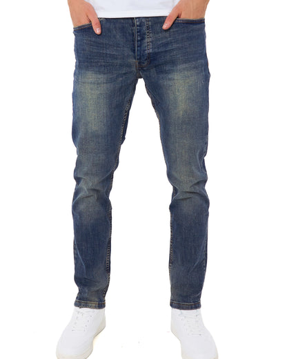 Marshall Artist – Schmal zulaufende Jeans in Vintage-Waschung
