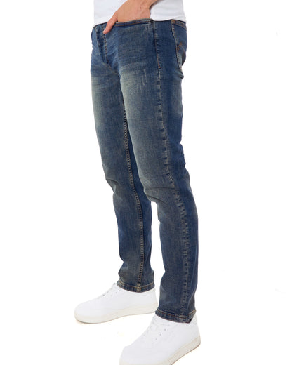 Marshall Artist – Schmal zulaufende Jeans in Vintage-Waschung