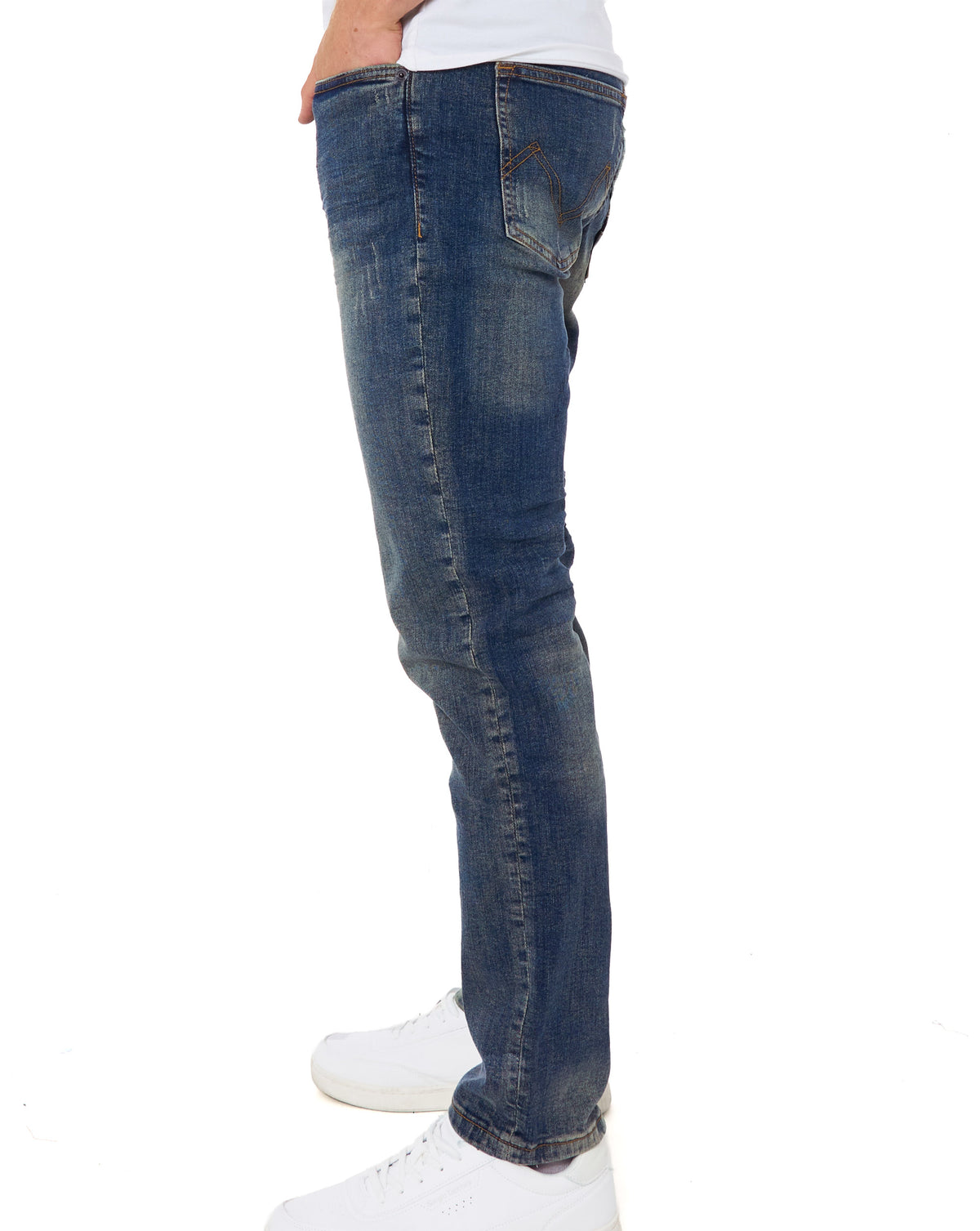 Marshall Artist – Schmal zulaufende Jeans in Vintage-Waschung
