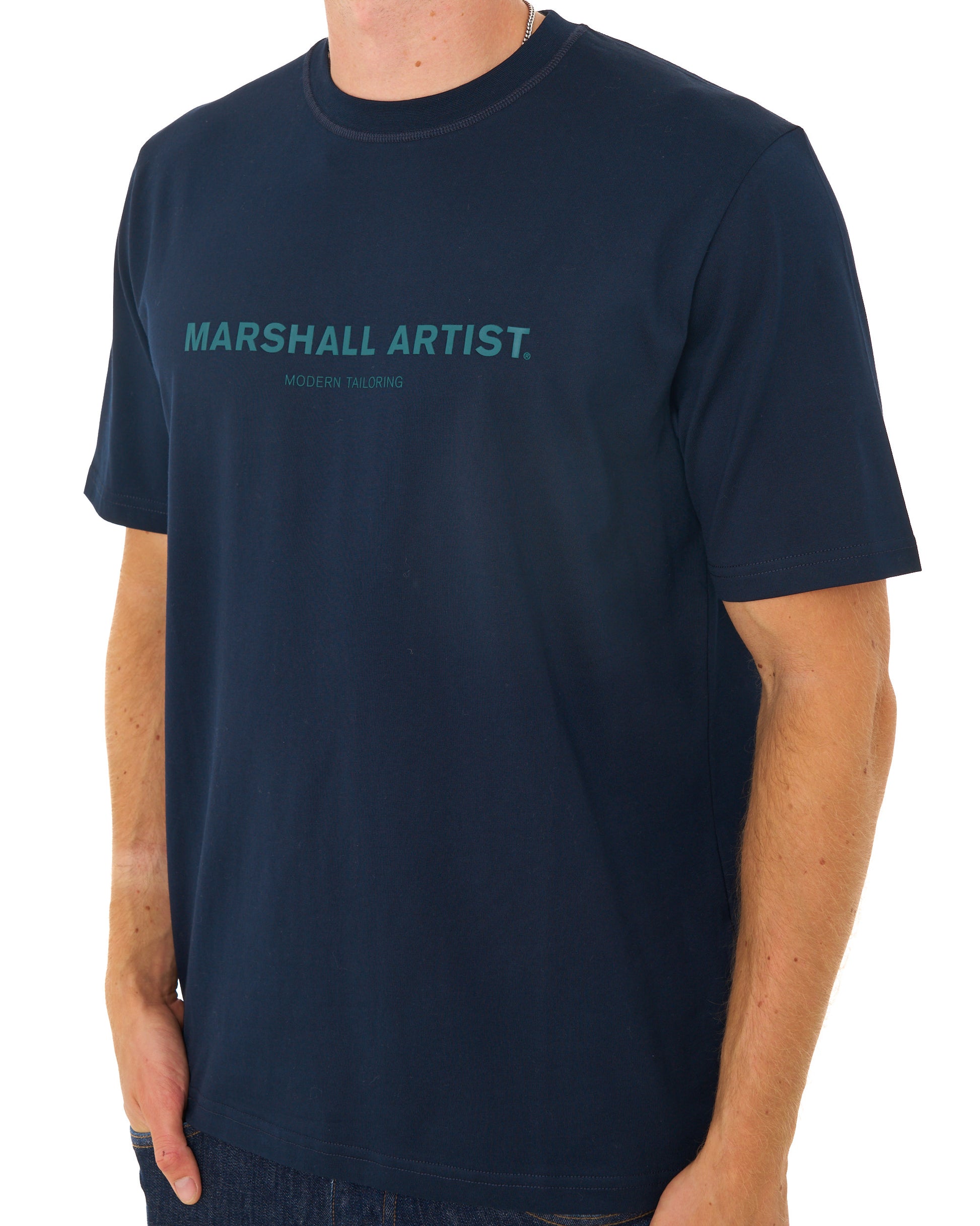Marshall Artist Thermo T Shirt Navy