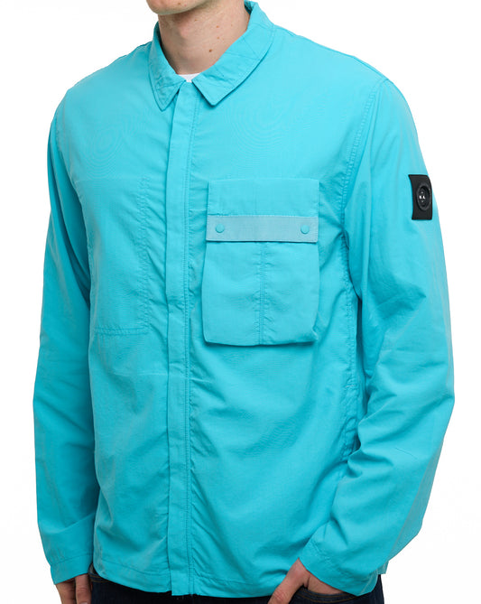 Marshall Artist Woodvale Overshirt Cyan