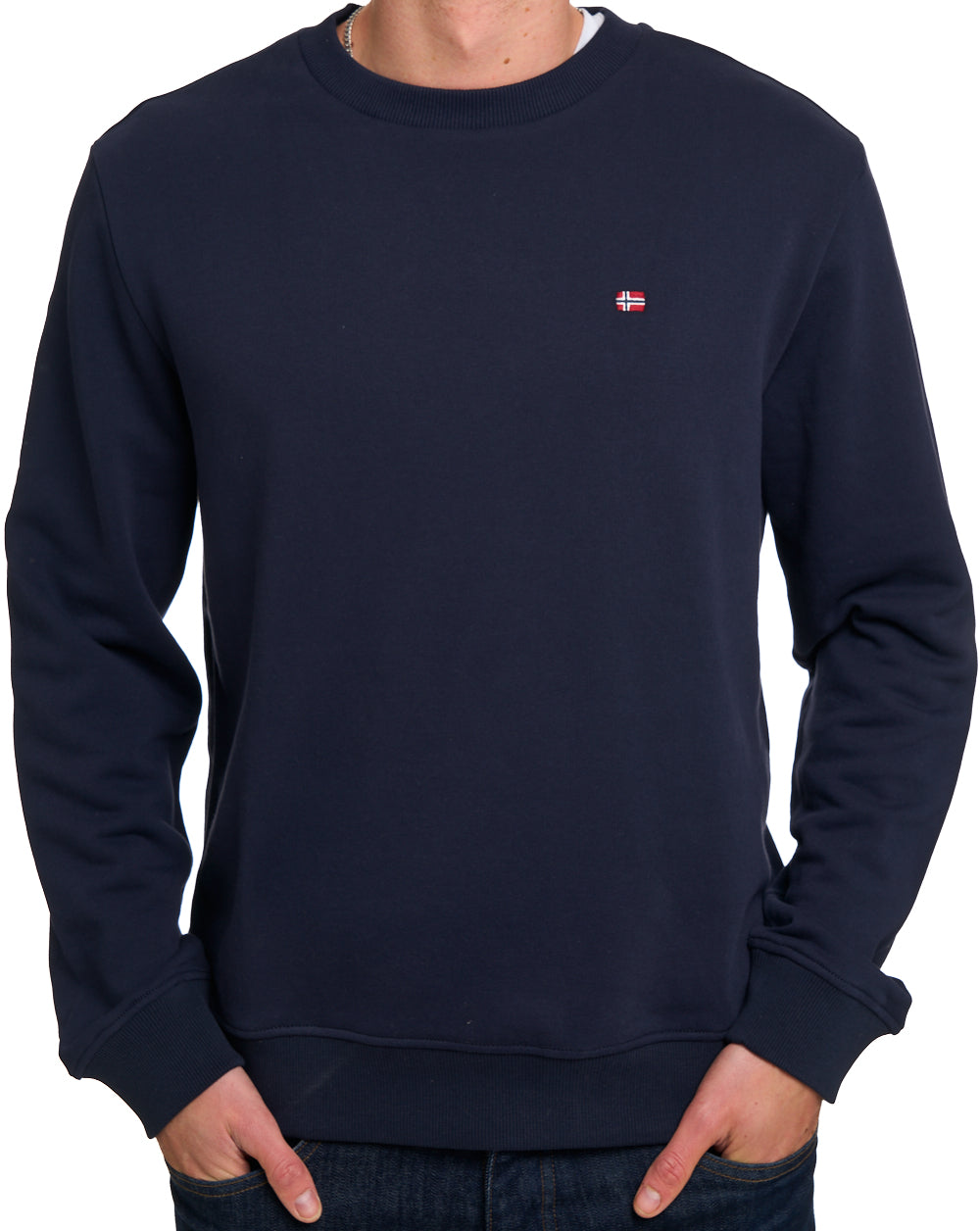 Napapijri Balis Summer Crew Sweatshirt Marineblau