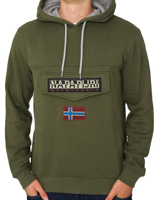 Napapijri Napapijri Burgee Winter Hoody Olive Green