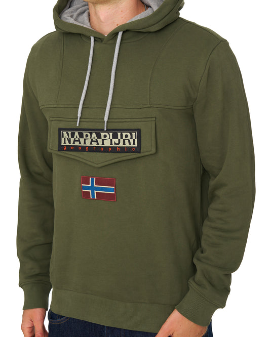 Napapijri Napapijri Burgee Winter Hoody Olive Green