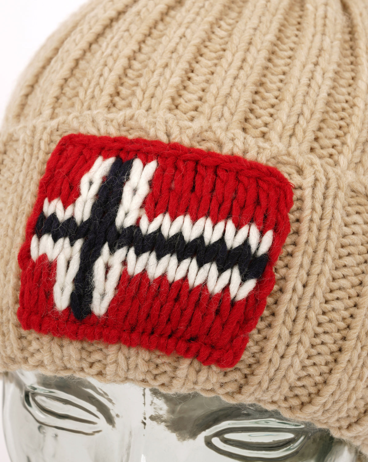 Napapijri Semiury Bobble Hat Beige Dimity