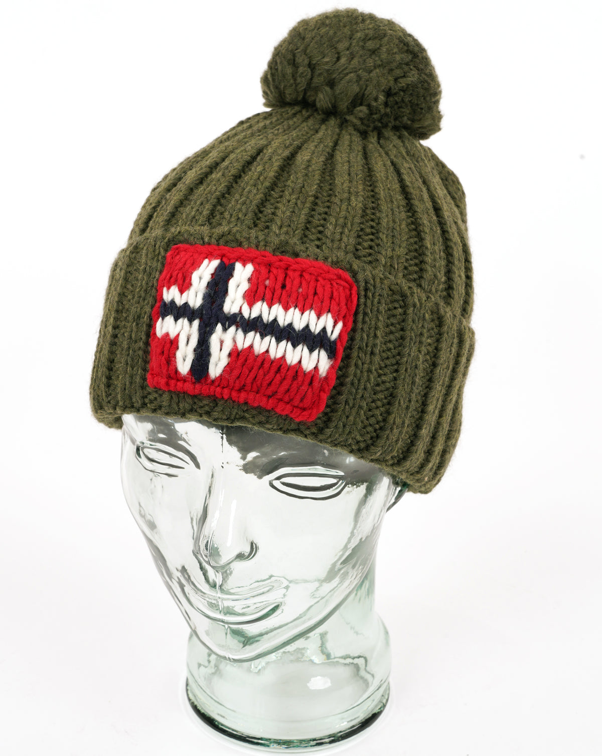 Napapijri Semiury Bobble Hat Olive Night