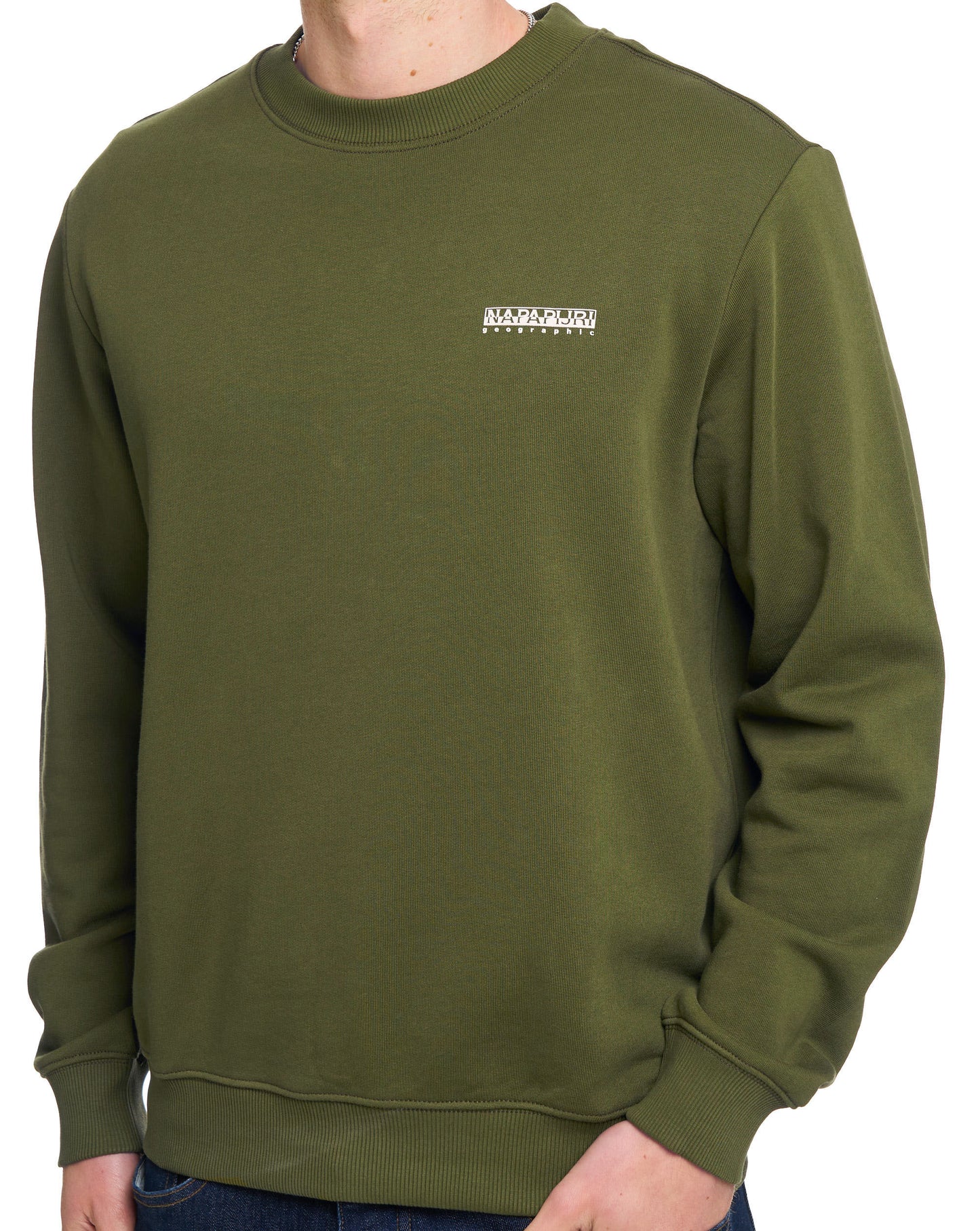 Napapijri Small Box Sweatshirt Dunkeloliv