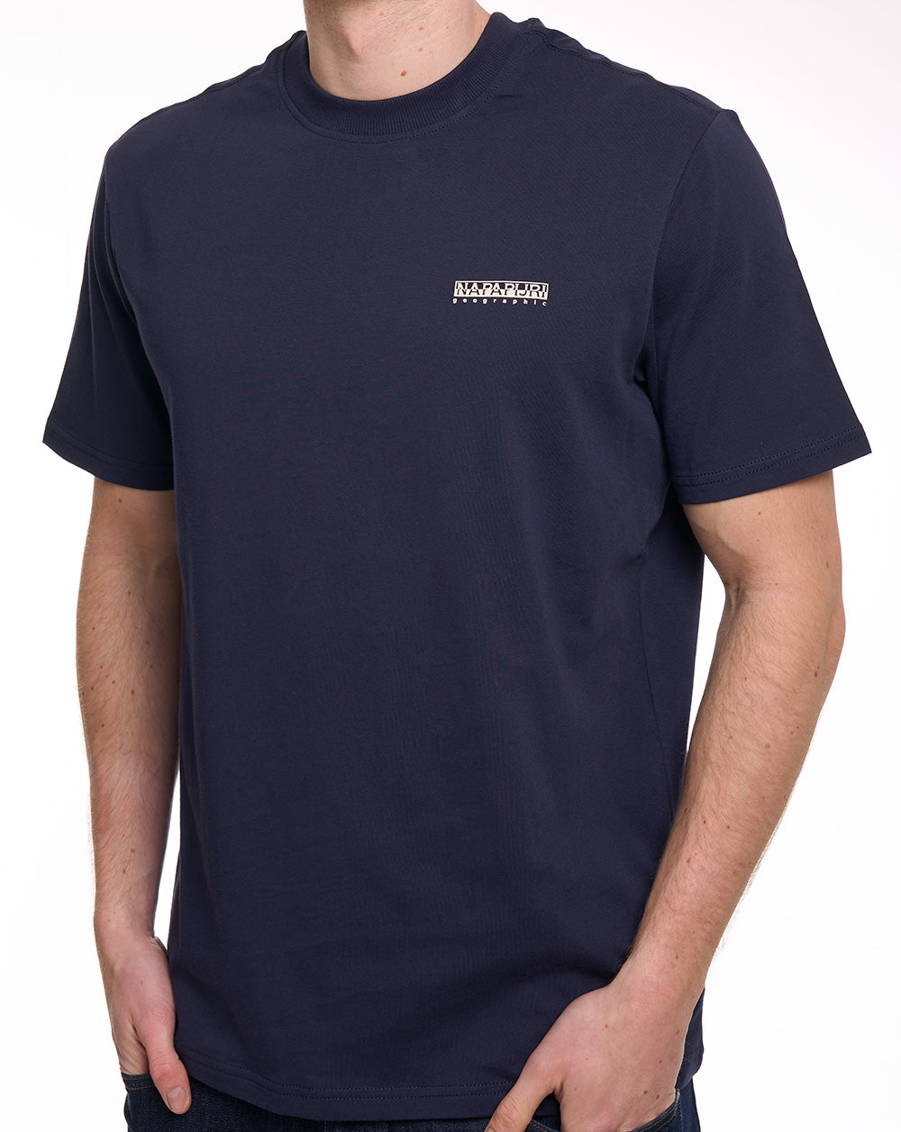 Napapijri Small Box T-Shirt Blau Marine