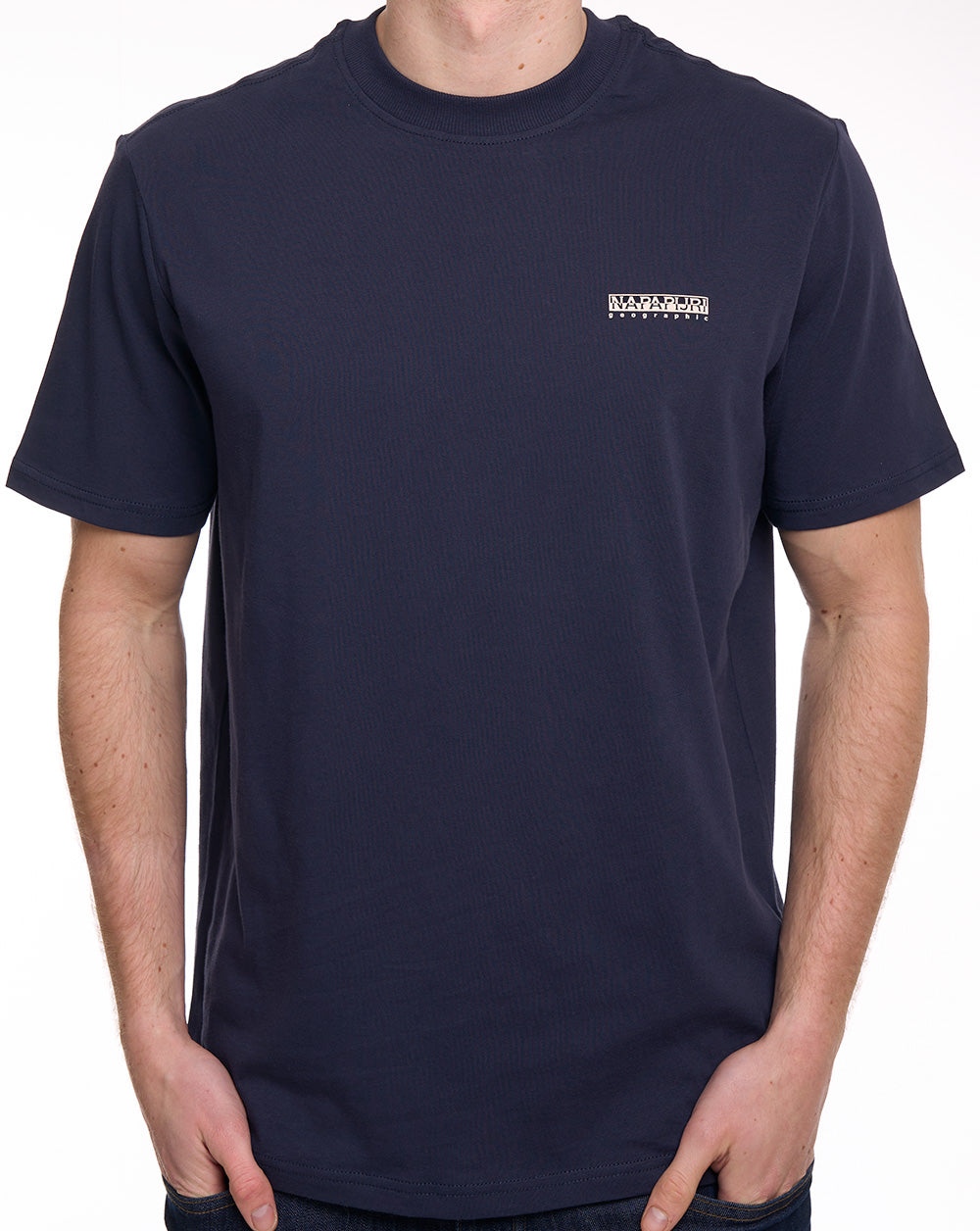 Napapijri Small Box T-Shirt Blau Marine