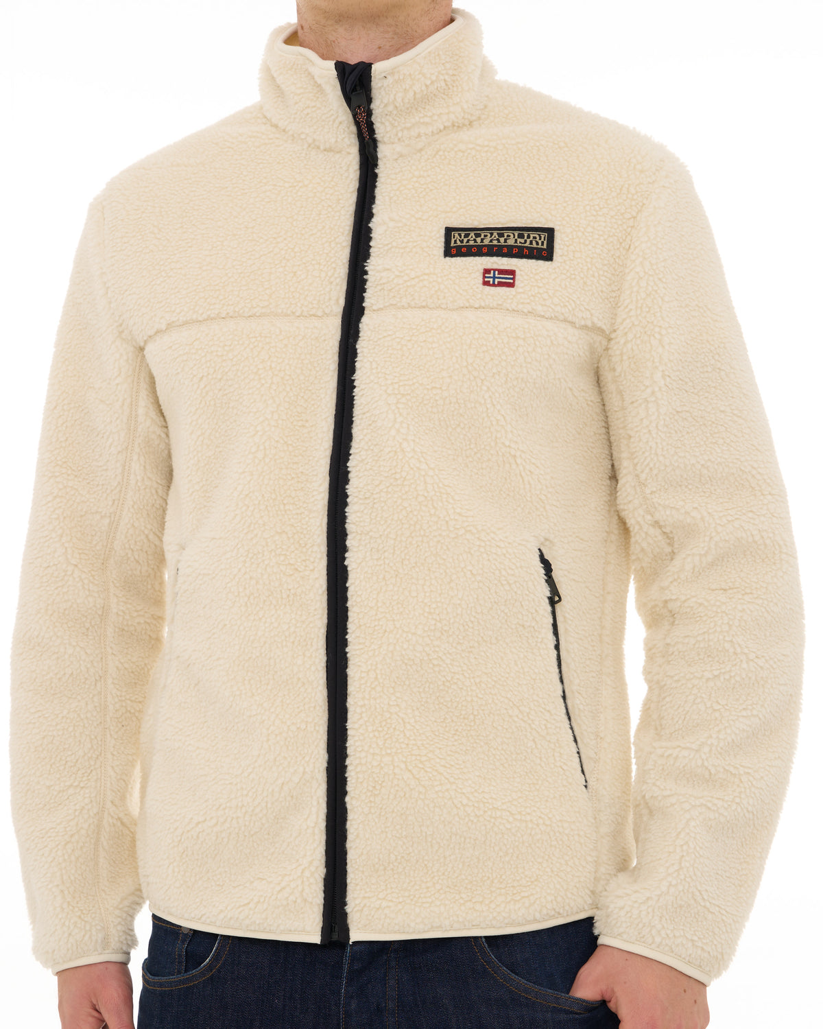 Napapijri TYNIK Full Zip Fleece Beige Dimity
