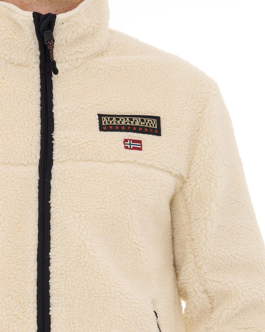 Napapijri Napapijri TYNIK Full Zip Fleece Beige Dimity