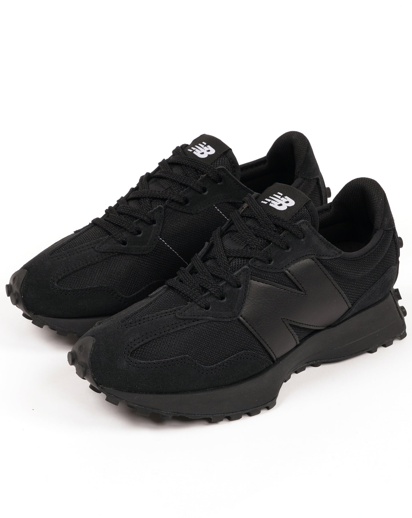 New Balance 327 Trainers Black/Black