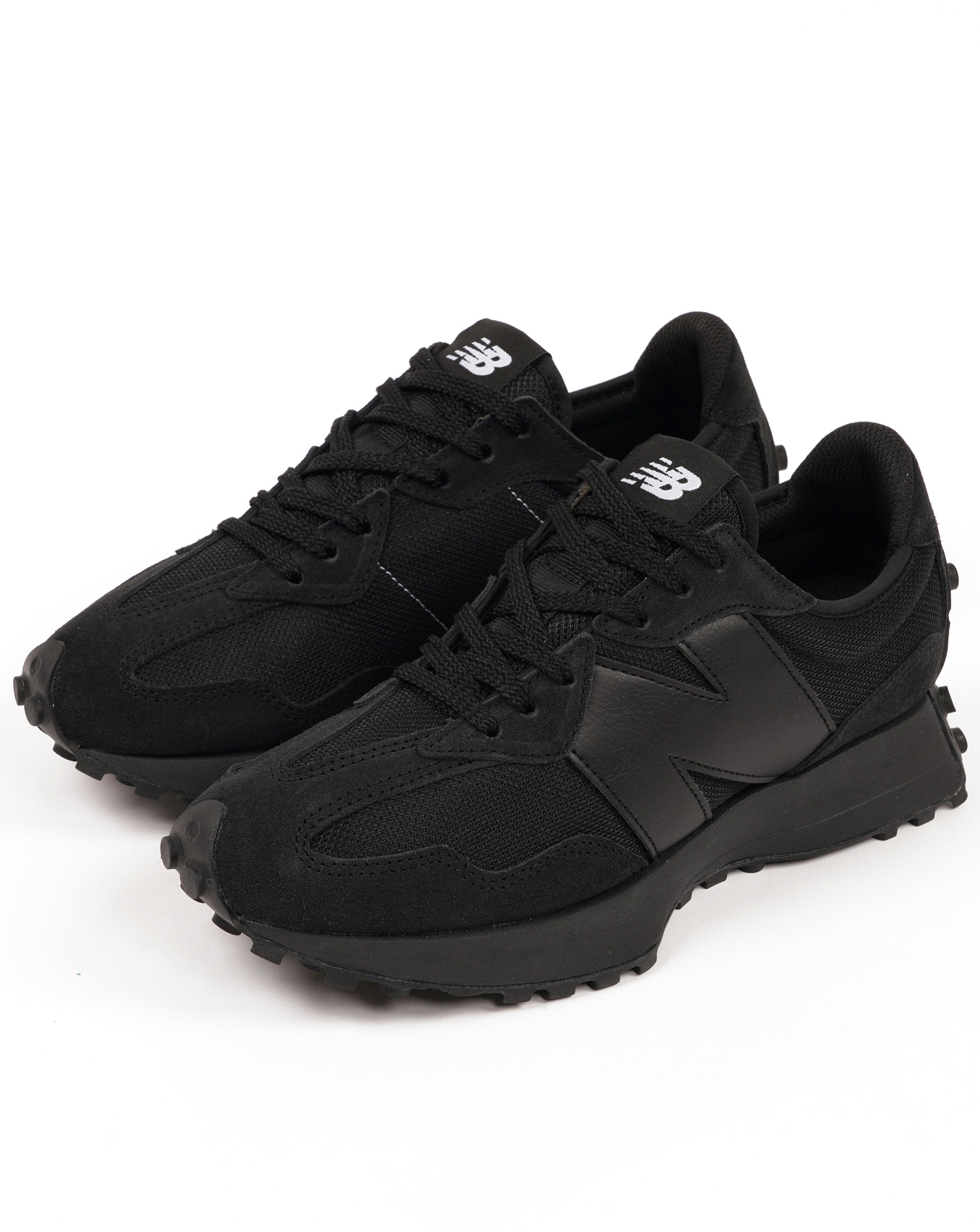 New Balance 327 Trainers Black/Black