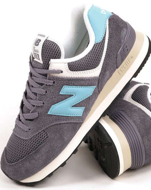 New Balance Classic 574 Trainers Neptune Grey/Blue