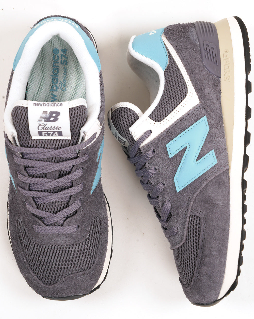 New Balance Classic 574 Trainers Neptune Grey/Blue