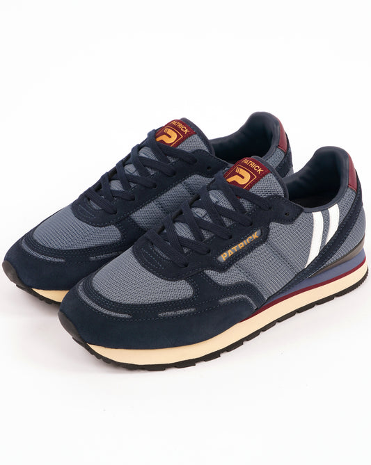 Patrick Patrick Brondby Trainers Navy Burgundy