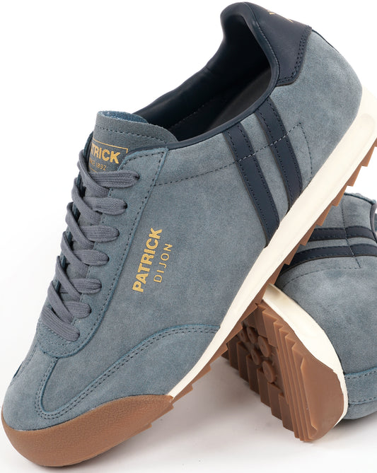 Patrick Patrick Dijon Trainers Steel Blue Navy