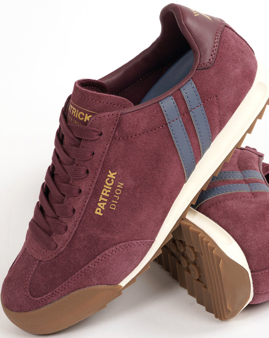Patrick Patrick Dijon Trainers Burgundy/Blue