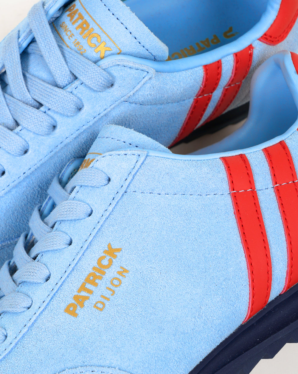 Patrick Dijon Sneaker, hellblau/rot