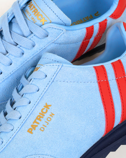 Patrick Dijon Sneaker, hellblau/rot