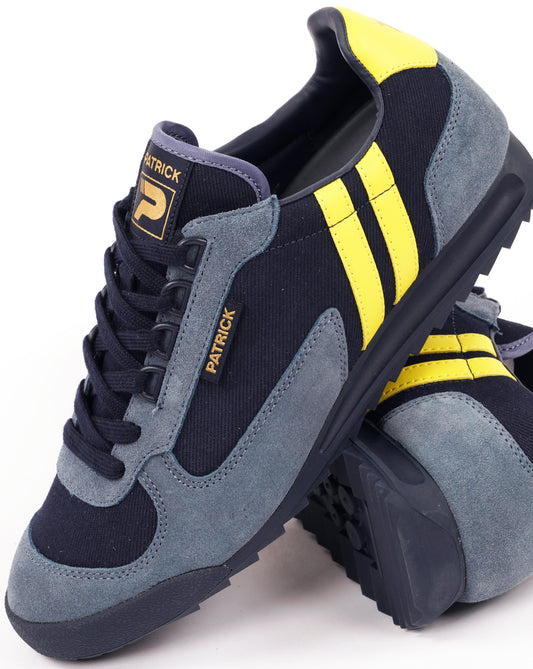 Patrick Patrick Forza Trainers Navy/Blue/Yellow