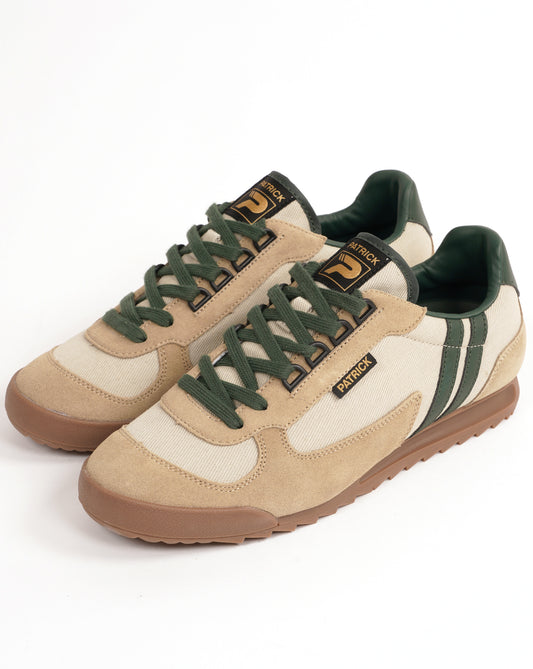 Patrick Patrick Forza Trainers Stone Dk Green